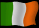 Animated image of the Irish Flag - A Tricolour of Vertical Green, White & Orange Bands
